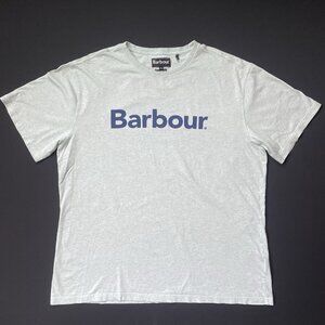Barbour Men’s XXL Tailored Fit Logo T-Shirt Graphic Tee Casual 100% Cotton